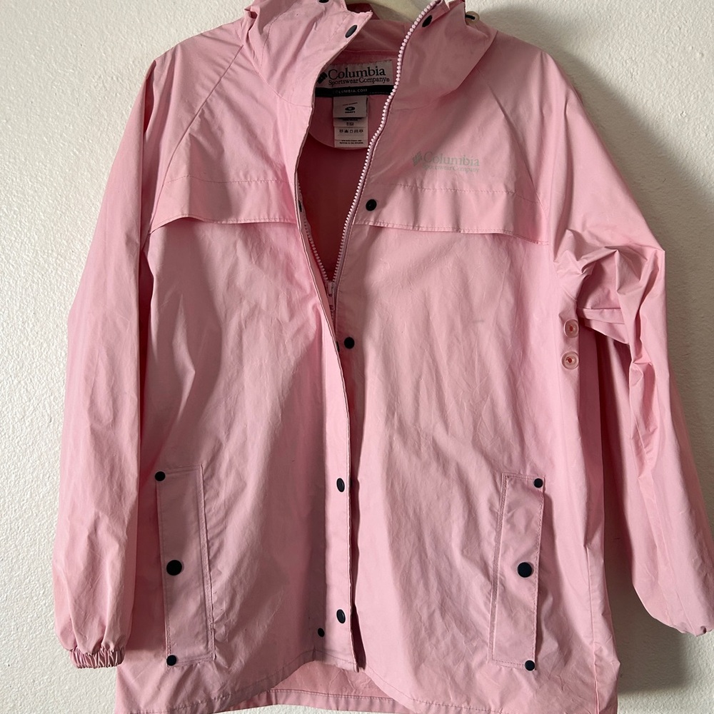 Columbia Women's Light Pink Hooded Ski Jacket